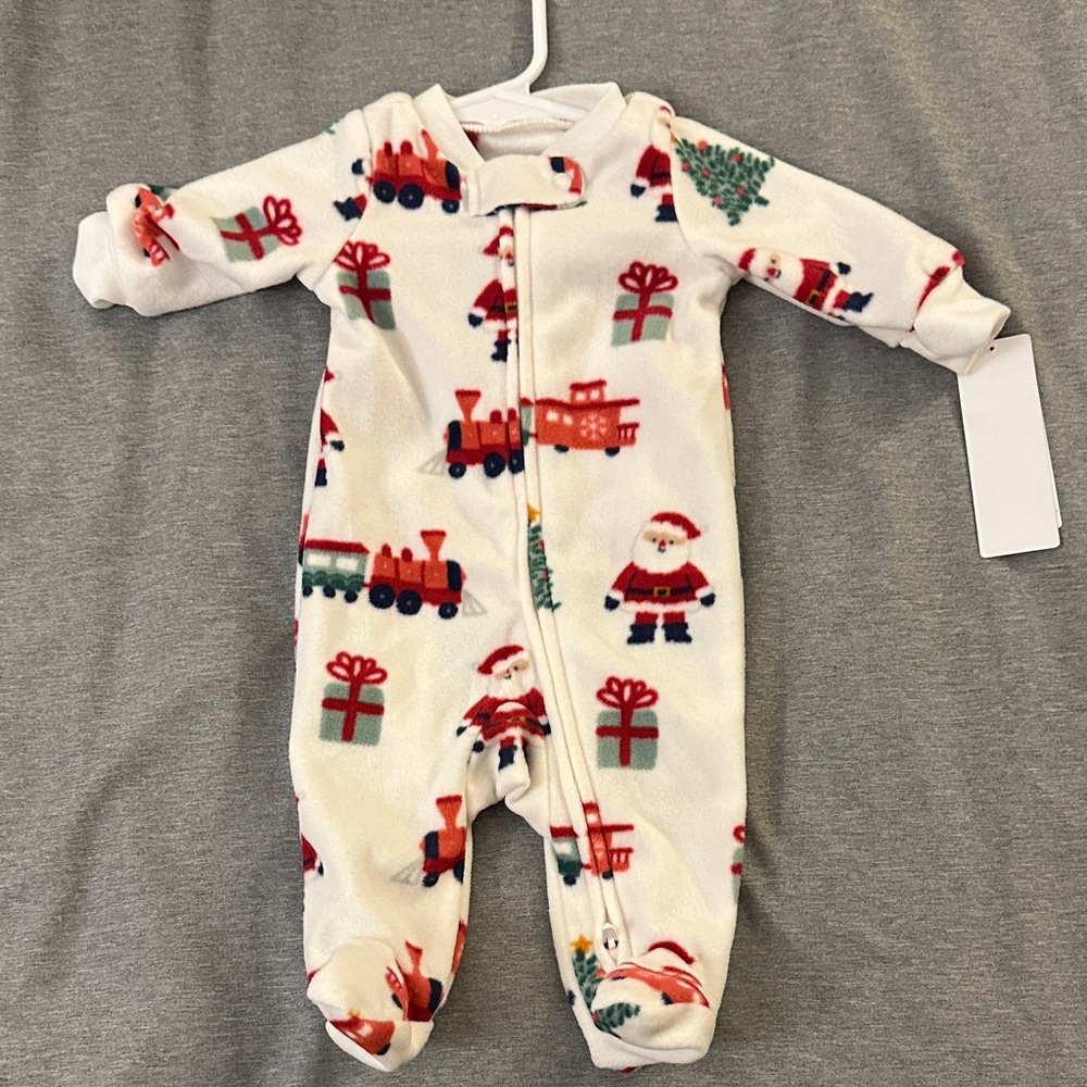 Carter's Festive Santa and Train Footie‎